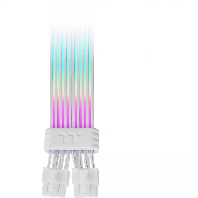 Netzteil Flachbandkabel THERMALTAKE AC-082-CN6NAN-A1, CPU 2x8Pin Buchse–Buchse, 0,272 m