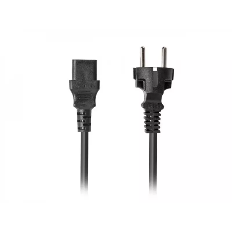 Netzkabel LANBERG CEE 7/7 auf C13 (C320) 1,8 m, gerade, schwarz