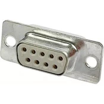 Kabelverbinder Harting 09 67 209 4704 D‑Sub 1, grau metallic, PBT-Gehäuse
