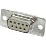 Kabelverbinder Harting 09 67 209 4704 D‑Sub 1, grau metallic, PBT-Gehäuse