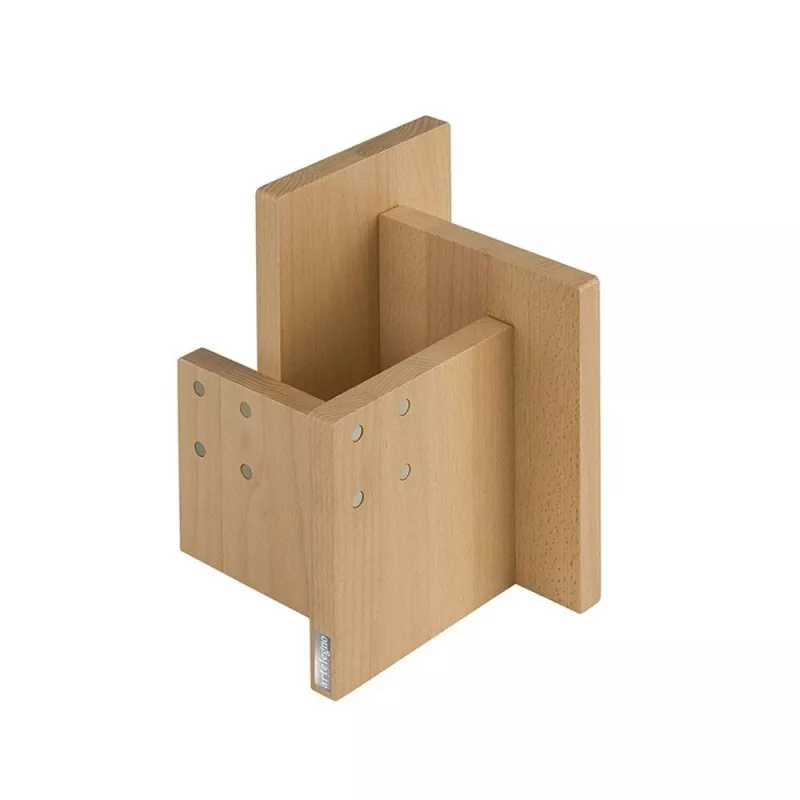 ARTELEGNO COMBI Magnetischer Messerhalter mit Behälter