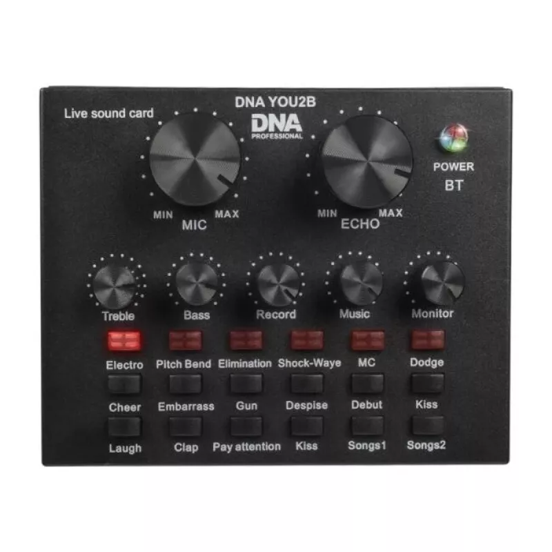 Mikrofon-Kit Bitmat DNA YOU2B — Mikrofon, Audio-Schnittstelle, Ständer und Kabel