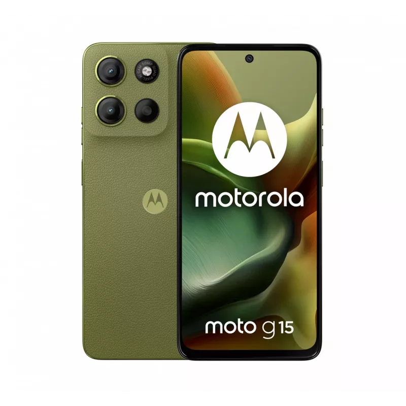 Motorola moto g15 17,1 cm (6,72 Zoll) Dual SIM Android 15 4G USB Typ-C 8 GB 128 GB 5200 mAh Grün