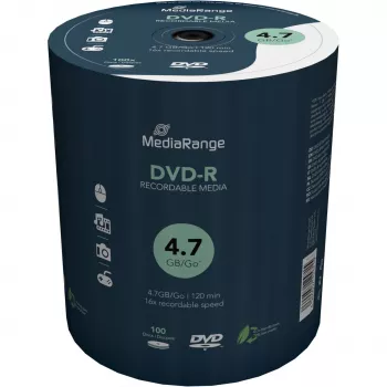 MediaRange MR442 DVD-Rohlinge 4,7 GB DVD-R 100 Stück