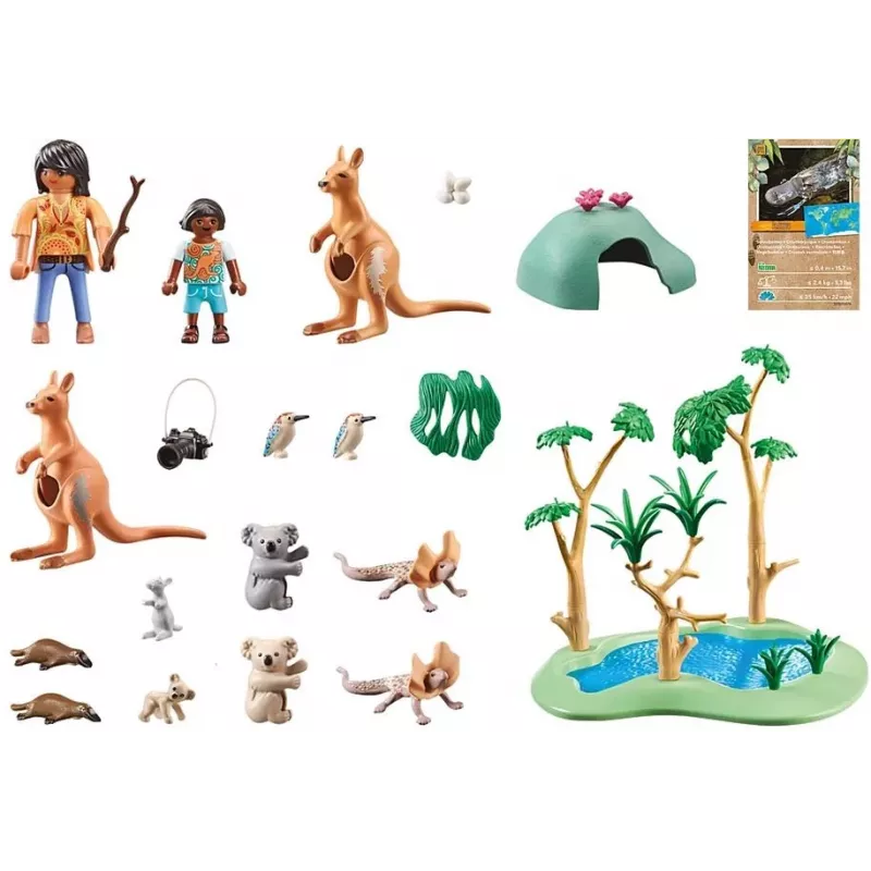 Wiltopia 71624 Australische Tiere Figurenset