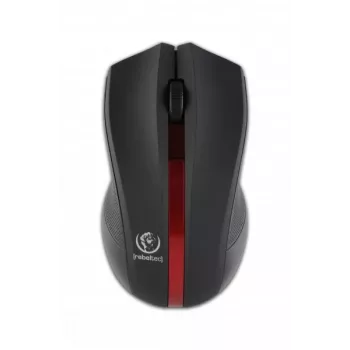 Kabellose optische Maus Rebeltec GALAXY schwarz/rot Schnittstelle