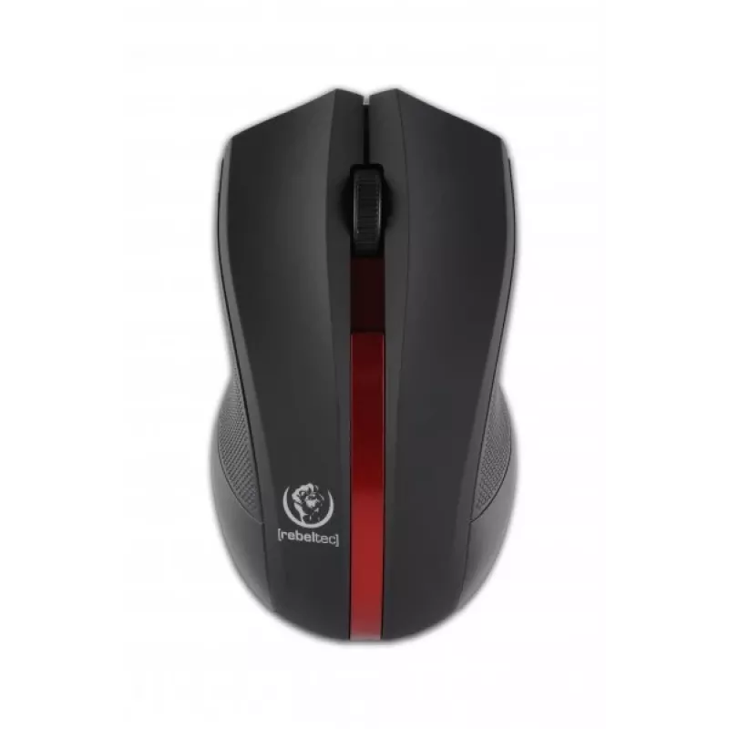 Kabellose optische Maus Rebeltec GALAXY schwarz/rot Schnittstelle