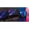PC Midi Tower Gehäuse TACENS Mars Gaming MC-INFINIOLITE, Schwarz, Temperglas, unterstützt ATX/Micro-ATX/Mini-ITX, 120 mm Lüfter