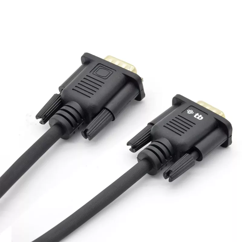 TB VGA-Kabel 15M-15M 1,8 m schwarz-gold (AKTBXVGAMMG180B)