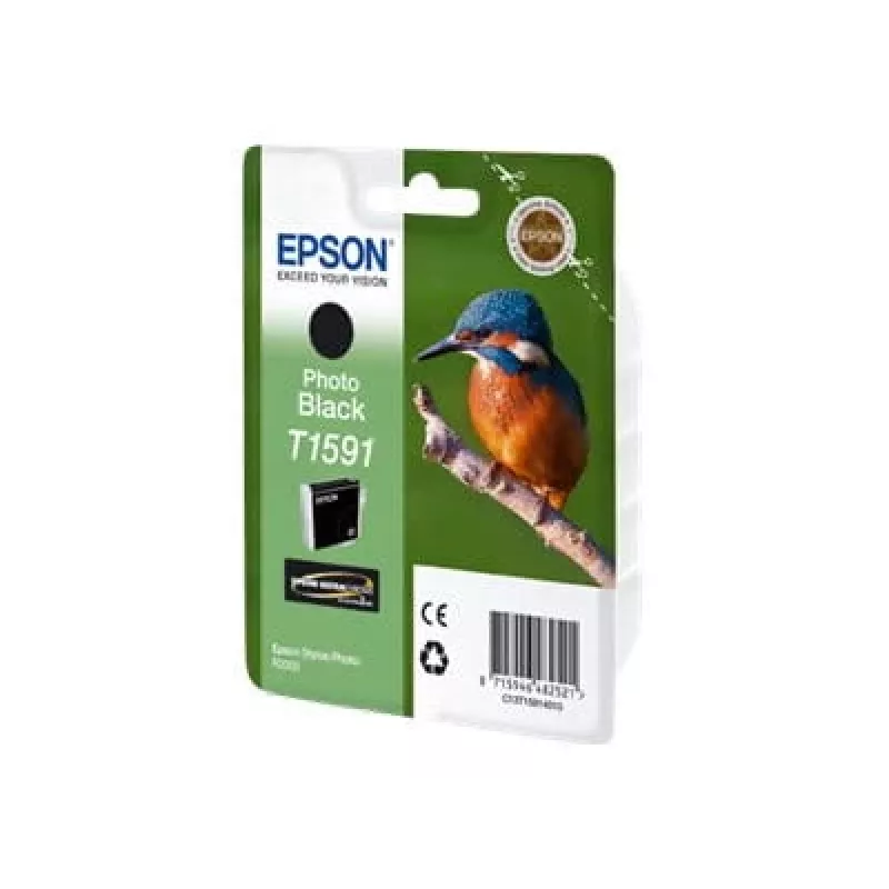 Cartridge EPSON Tinte Photo Schwarz T1591 1 x 17 ml Ultrachrome Hi-Gloss2