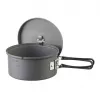 ESBIT PT1100HA Camping-Kochgeschirr – Aluminiumtopf 1,1 L, Ø14,8 cm, 227 g, schwarz