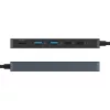 USB-C-Hub HYPER HD4101BKGL – 5-Port (USB-C, USB 3.2 Gen1 Typ-A, HDMI 4K), 5000 Mbit/s, Schwarz