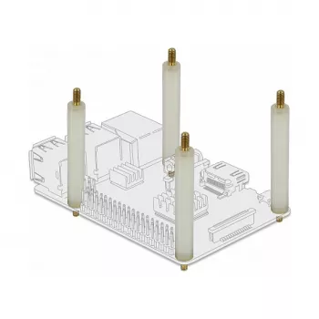 Montageset DeLOCK 60238 Naturfarbener Kunststoff