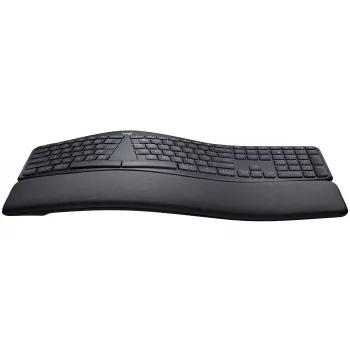 Logitech ERGO K860 - Tastatur - Kabellos - 2,4 GHz, Bluetooth 5.0 - QWERTY - Spanisch - Graphit
