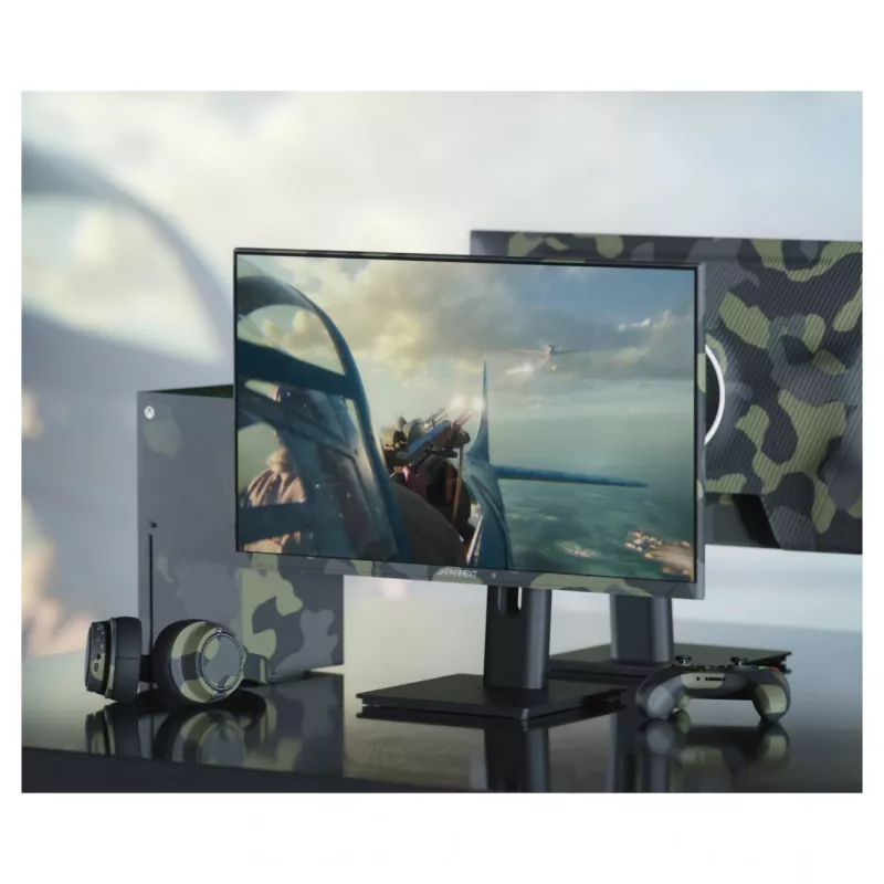 JAPANNEXT JN-IPS238FHD200F-HSP-CAMO Computermonitor 61 cm (24 Zoll) 1920 x 1080 Pixel Full HD LCD Schwarz