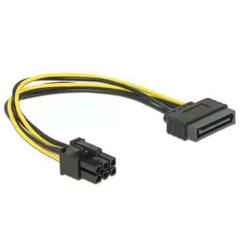 Delock 82924 SATA 15-polig auf 6-polig PCI Express Stromkabel