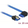 SATA-Kabel DeLOCK 84989 0,2 m SATA 7-Pin Schwarz Blau
