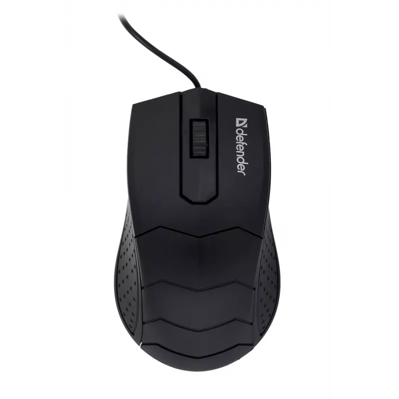 Optische beidhändige Maus DEFENDER HIT MB-530 — 1000 DPI, USB Typ-A, Schwarz, 1,5 m Kabel