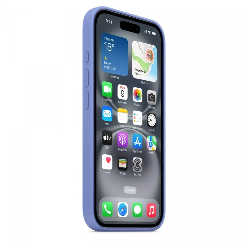 iPhone 16 Silikonhülle mit MagSafe - Periwinkle