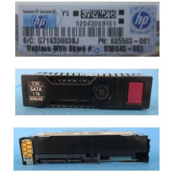 HPE SPS-DRV HDD 1TB 6G 7.2K Lff SATA Mdl SC (858648-001)