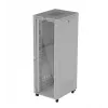 Rack-Schrank LANBERG FF01-8047-12SL 47U 800x1000 mm grau mit vorderen und hinteren Glastüren und Platz für LCD-Panel