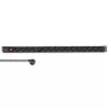 Qoltec Aluminium-PDU für RACK | 16A | 16 x Schuko | Vertikal | 1,8 m