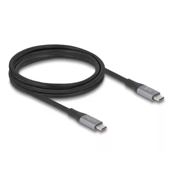 USB-Kabel DeLOCK 81192 USB4 Gen 2x2 2m USB-C Schwarz Grau