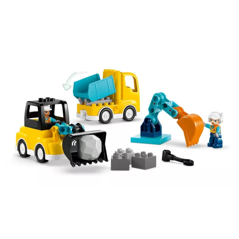LEGO DUPLO 10475 3-in-1 Baustellenfahrzeuge