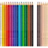 Faber-Castell 112819 Grip Skin Tones Buntstifte, 18+6