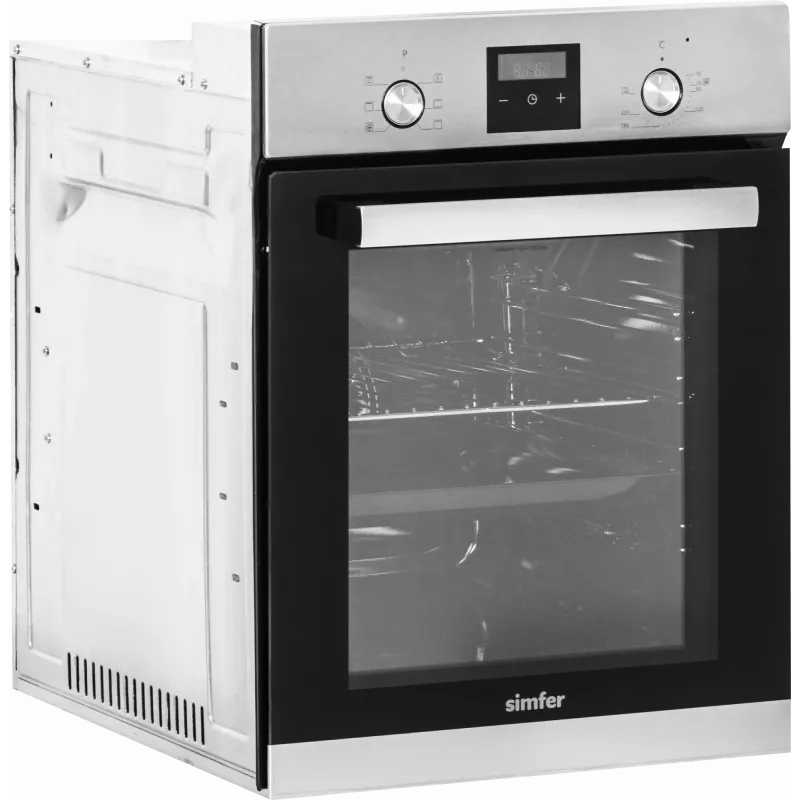 Einbauherd SIMFER 4207BERIM.1 — 47 L multifunktionaler Edelstahl, 54,1 cm H × 45 cm B