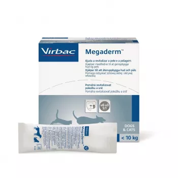 VIRBAC MEGADERM MONO Beutel 4 ml × 28 — Hautergänzungsmittel für Hunde und Katzen