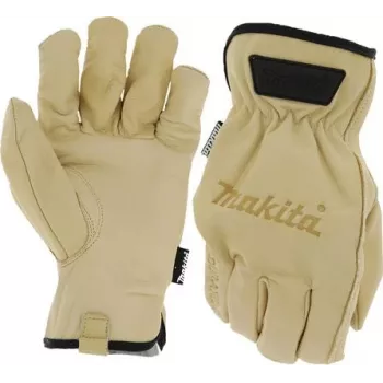 Makita Arbeitshandschuhe Leder Gr.9 L P-84632 Arbeitshandschuh Größe Handschuhe 9 1 (P-84632)