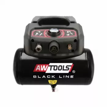 AWTools AC6 Luftkompressor 6L 1,5 PS tragbarer Tank, einstufig 1,5 PS, 6 L Kapazität