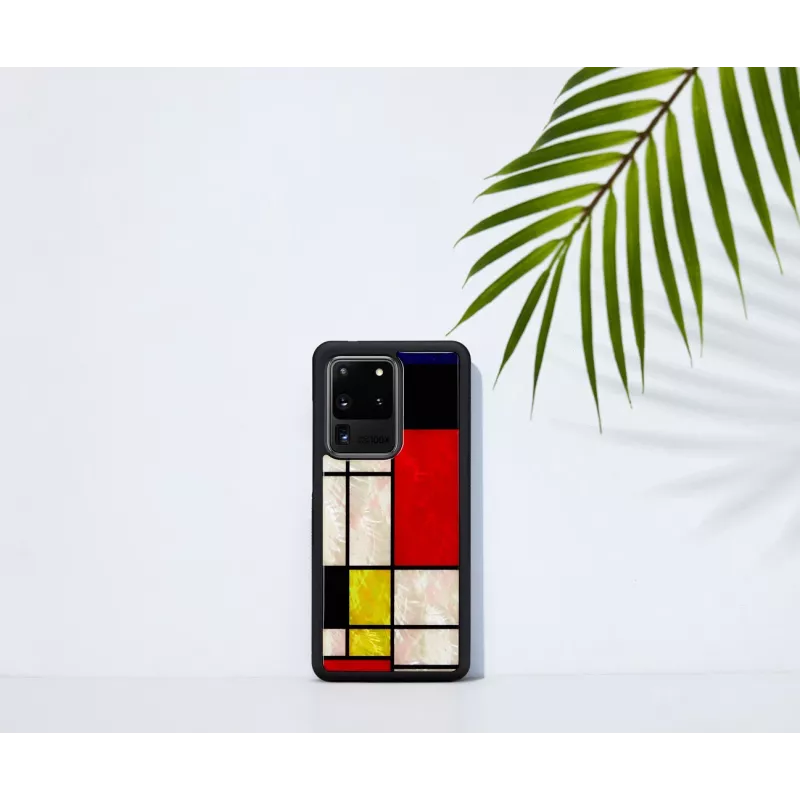 Schutzhülle iKins für Samsung Galaxy S20 Ultra — Mondrian Schwarz