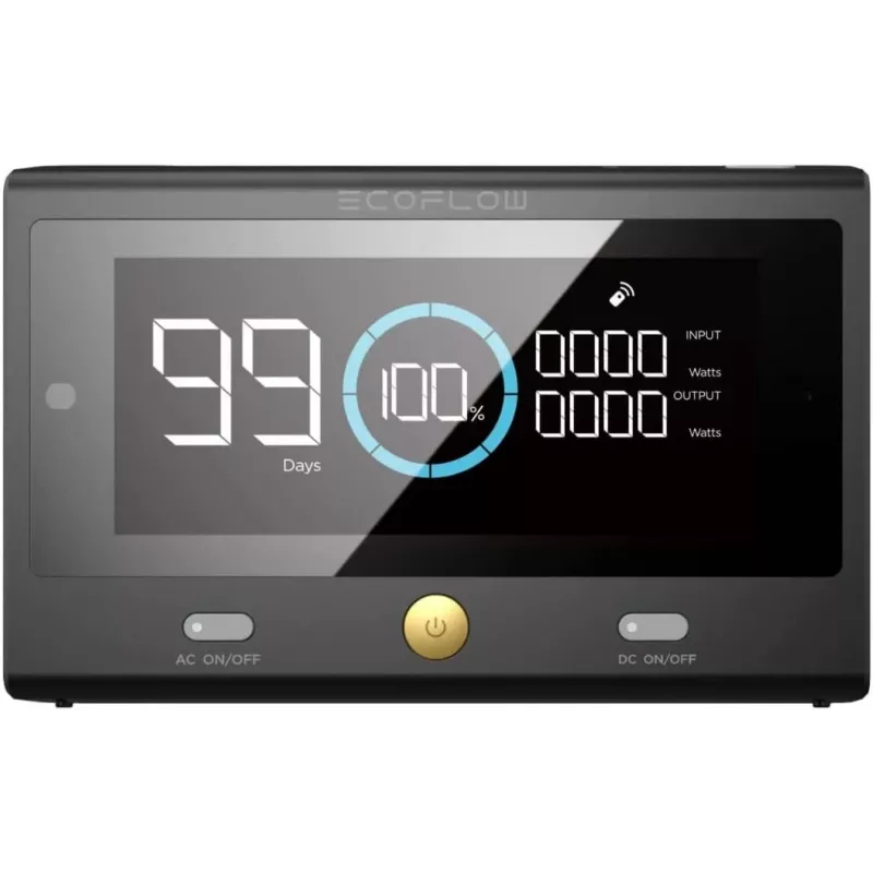 EcoFlow 50049001 Fernbedienung für tragbare Powerstation DELTA Pro, Bluetooth, schwarz