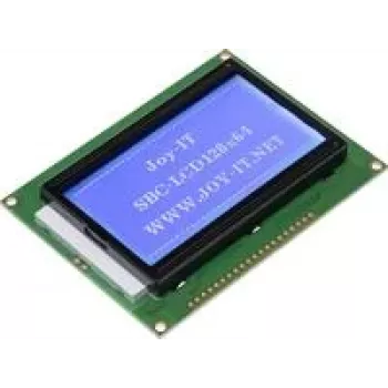 Joy-it LCD-Display Weiß Blau 128 x 64 Pixel (B x H x T) 93 x 70 x 12 mm (LCD128x64SPI)