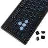 Mechanische Gaming-Tastatur White Shark Tachi Schwarz US-Layout RGB-Beleuchtung