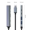 Qoltec 53790 Hub Adapter USB-C 3.1 5in1 | USB-C PD | USB-C | 2x USB 2.0 | USB 3.0
