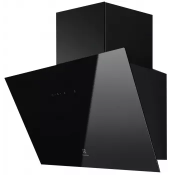 Wandhaube Electrolux LFV626K, schwarz, 598×396 mm, 615 m³/h Umluft, 62 dB, Aktivkohlefilter