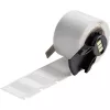 Brady, M6-96-427, Vinyl, selbstlaminierend, Weiß/Transparent, matt, 25.40 x 9.53(19.05) mm, für Kabeldurchmesser 2,00 - 3,00 mm, permanent (250 St.) (173917)