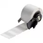 Brady, M6-96-427, Vinyl, selbstlaminierend, Weiß/Transparent, matt, 25.40 x 9.53(19.05) mm, für Kabeldurchmesser 2,00 - 3,00 mm, permanent (250 St.) (173917)