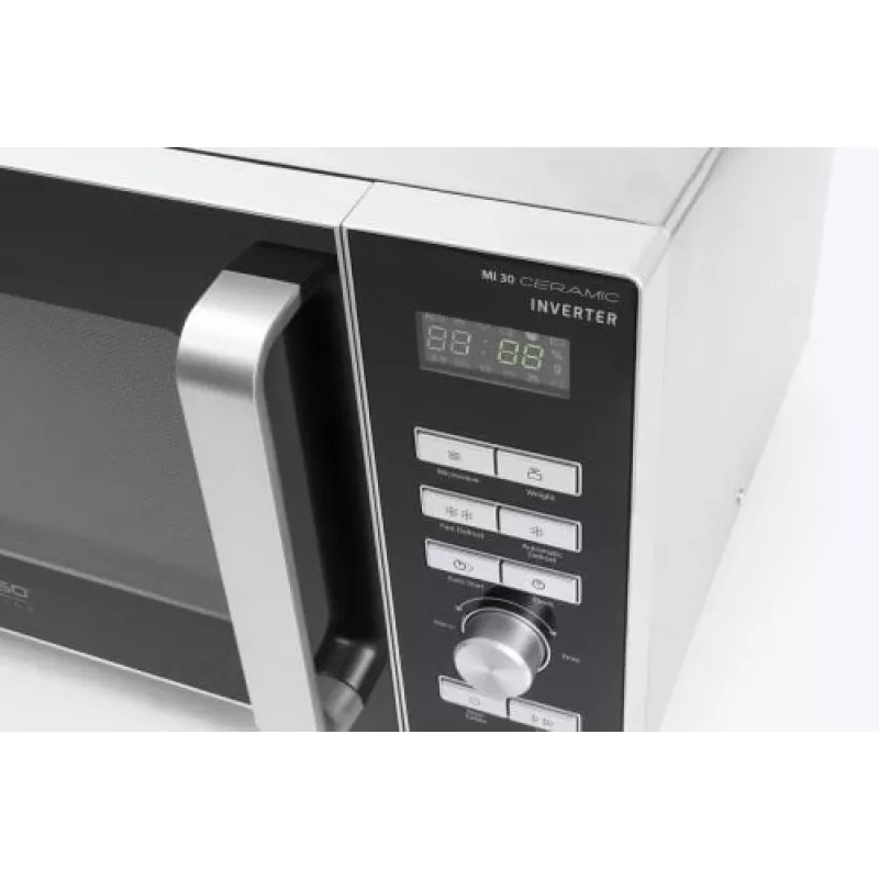 Caso | Keramik-Inverter-Mikrowelle | MI 30 | Freistehend | 30 L | 1000 W | Grill | Schwarz
