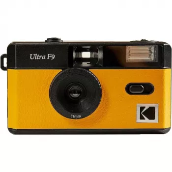 Kompakte Filmkamera Kodak F9 135 mm ISO 200-400 Schwarz Gelb