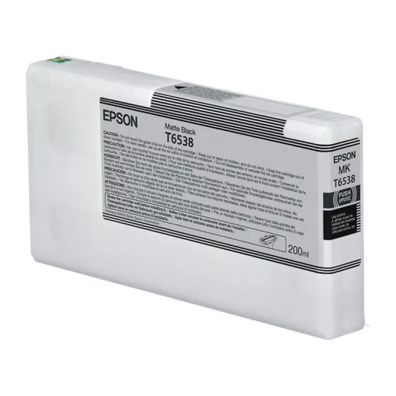 Tintenpatrone Epson C13T65380N mattschwarz 200 ml Original Einzelpack