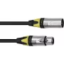 XLR-Kabel PSSO 3-polig 20 m schwarz mit Neutrik-Steckverbindern