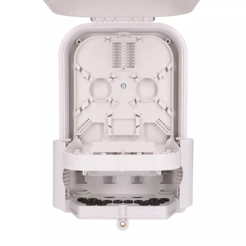 Extralink Glasfaser-Abschlussbox Mona 16 Fasern Weiß Kunststoff PVC