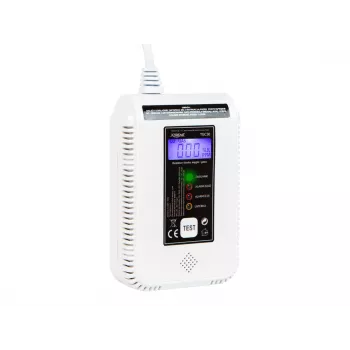 Kohlenmonoxid- und Gasmelder BLOW TGC30 WiFi Tuya — LCD, 85 dB, kabelgebunden, Aufputzmontage, weiß