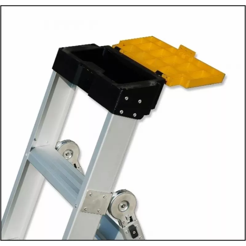 Batavia B.V. | Multi-Leiter 2in1 Trittleiter mit 5 Stufen + 9 Stufen
