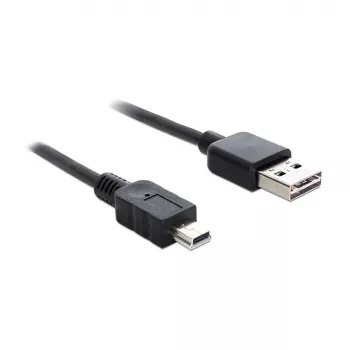 USB-Kabel DeLOCK 85554 USB 2.0 2m USB A Mini-USB B Schwarz