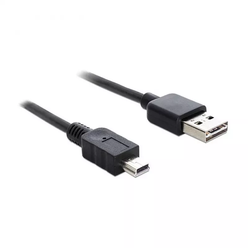 USB-Kabel DeLOCK 85554 USB 2.0 2m USB A Mini-USB B Schwarz